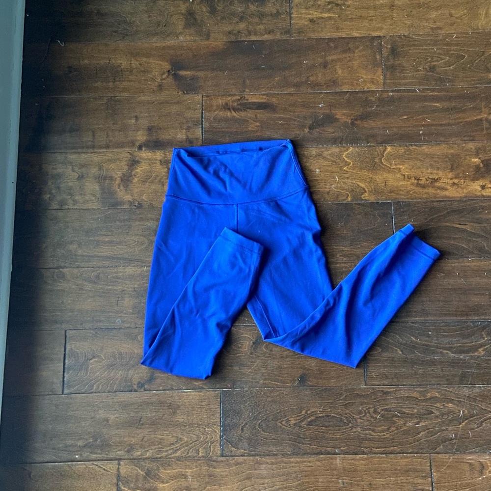 blue lululemon leggings